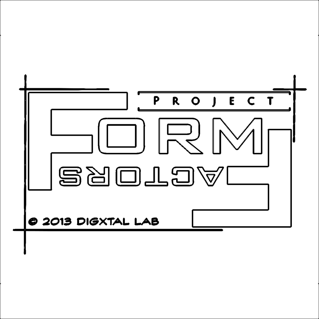 Project Form-Factors Logo sketch